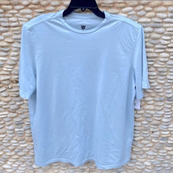 NWT NEW Lita by Ciara Blue Boxy T-shirt w/Removable Shoulder Pads. Large Revolve - Picture 5 of 11